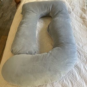 Pregnancy Pillow. Grey. Practically brand new. Bought 2 weeks before my due date